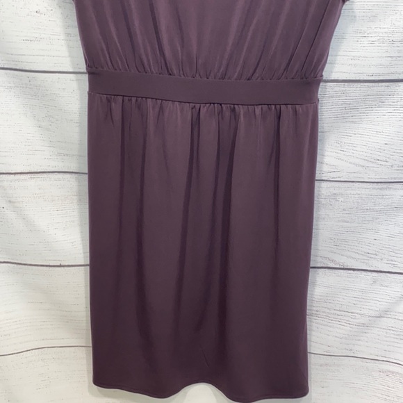 NWT purple w/beading dress Banana Republic MEDIUM - Picture 3 of 9